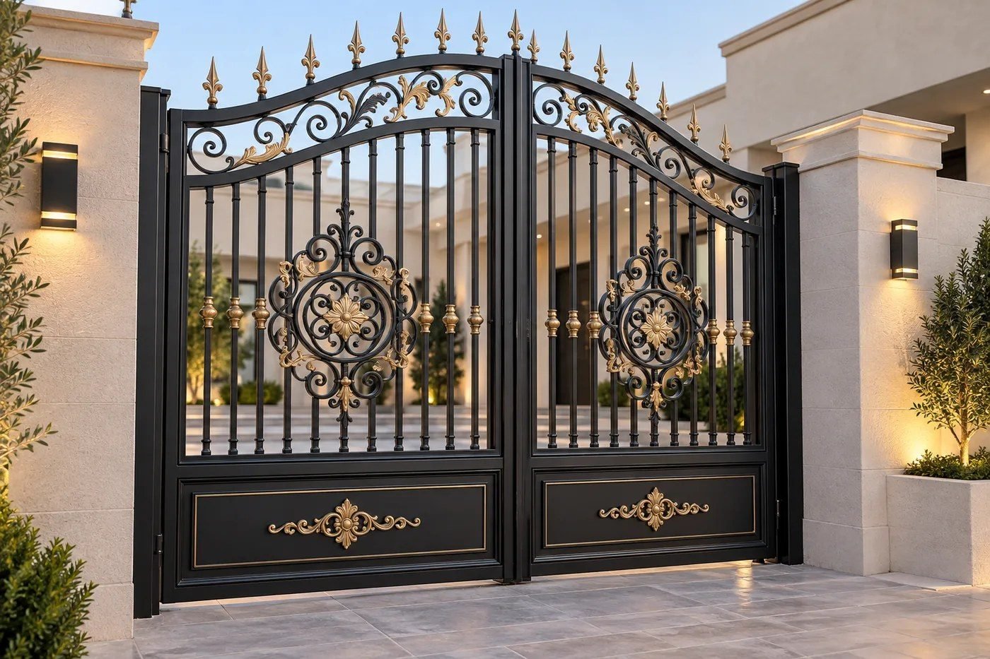بوابات حديدية فاخرة